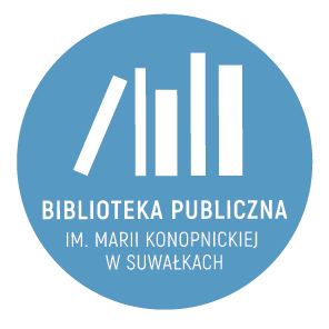 Logo Biblioteki Publicznej im. Marii Konopnickiej w Suwałkach